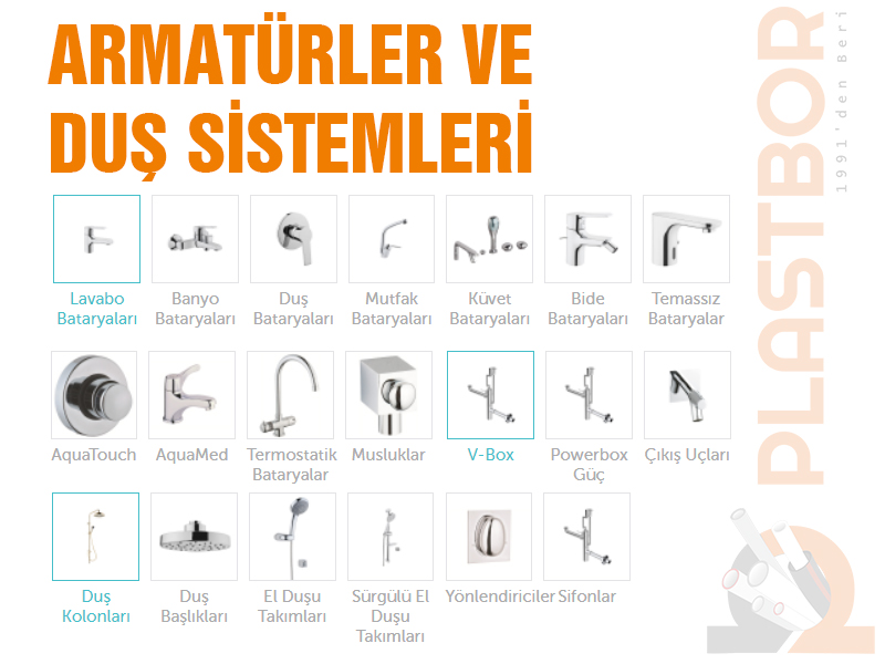 Armatürler Ve Duş Sistemleri Armatürler Ve Duş Sistemleri