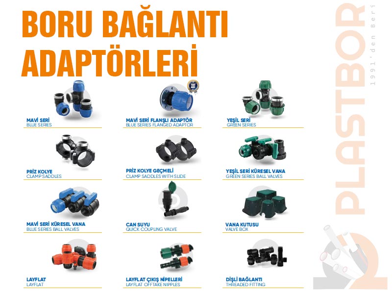 Boru Bağlantı Adaptörleri Boru Bağlantı Adaptörleri