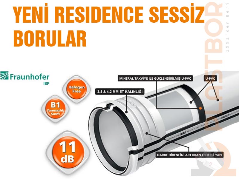 YENİ RESIDENCE SESSİZ BORULAR